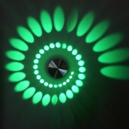 Nowoczesna, lekka, aluminiowa lampa ścienna do montażu na płasko, zintegrowana