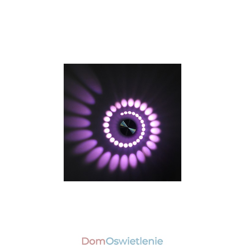 Nowoczesna, lekka, aluminiowa lampa ścienna do montażu na płasko, zintegrowana