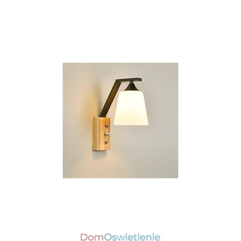 Nowoczesna, współczesna, rustykalna, retro dekoracja ścienna do mini lampek ściennych chroniących oczy
