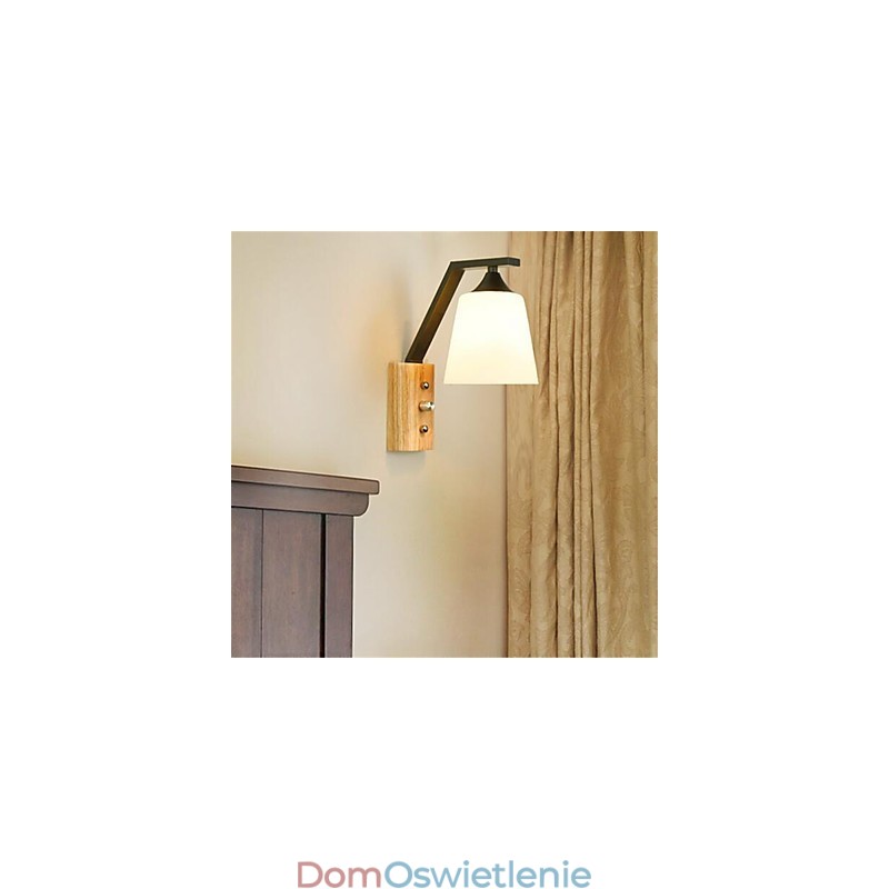 Nowoczesna, współczesna, rustykalna, retro dekoracja ścienna do mini lampek ściennych chroniących oczy