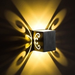 Nowoczesna lampa ścienna aluminiowa do montażu na ścianie, udekoruj ściany