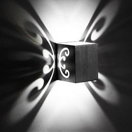 Nowoczesna lampa ścienna aluminiowa do montażu na ścianie, udekoruj ściany