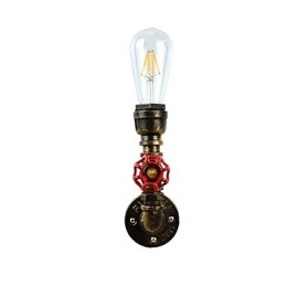 Kinkiet Kinkiety Ścienne Żelazo Ścienne Lampy Głupi Czarny Miecz Świetlny Lampa Na Ścianie