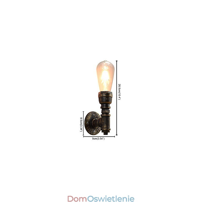 Kinkiet Kinkiety Ścienne Żelazo Ścienne Lampy Głupi Czarny Miecz Świetlny Lampa Na Ścianie