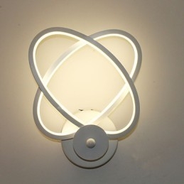 Kreatywna lampa ścienna, lampka nocna, korytarz, gabinet, modna lampa aluminiowa