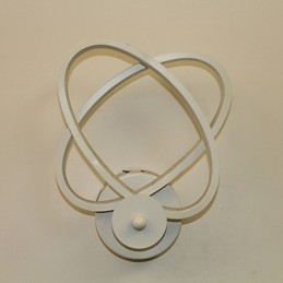 Kreatywna lampa ścienna, lampka nocna, korytarz, gabinet, modna lampa aluminiowa
