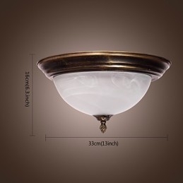 Lampa podtynkowa inspirowana stylem antycznym z 2 światłami