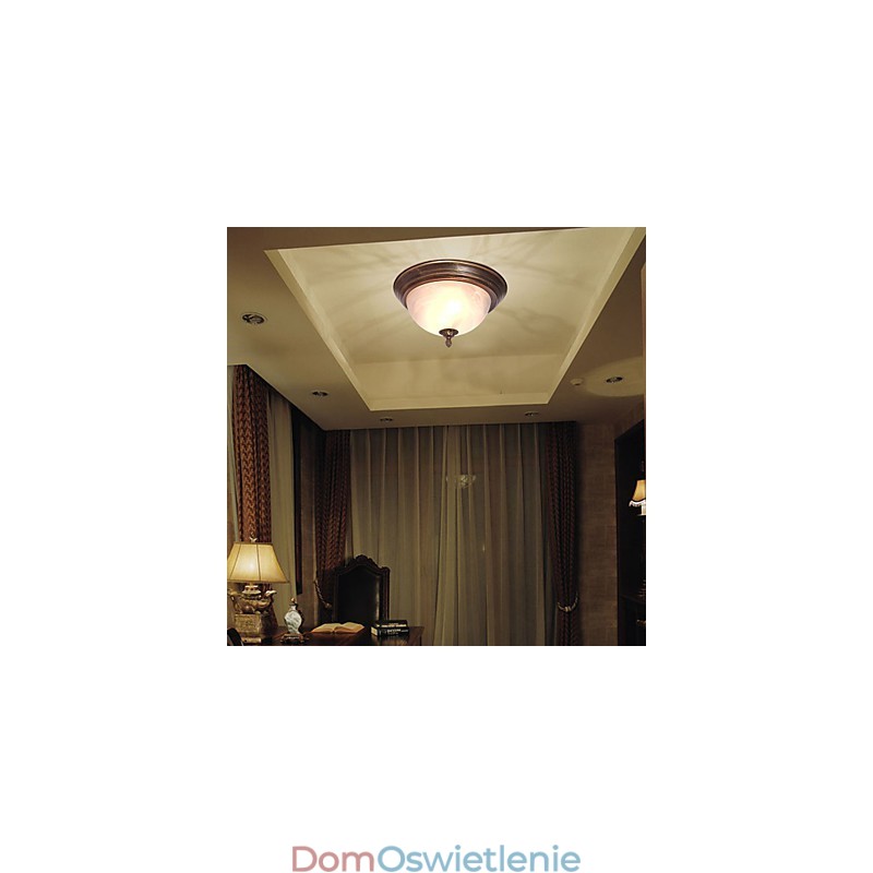 Lampa podtynkowa inspirowana stylem antycznym z 2 światłami