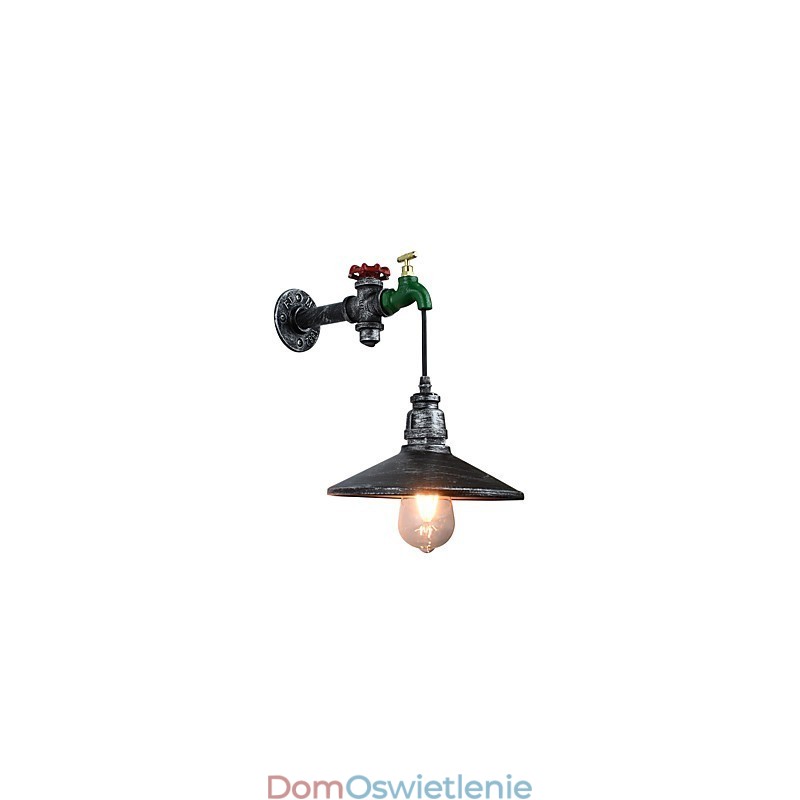 Kinkiet Ścienny Rustykalny Domek Malowanie Cecha dla Światła Ambientowego Kinkiety Ścienne Kinkiet