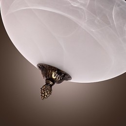 Lampa podtynkowa inspirowana stylem antycznym z 2 światłami