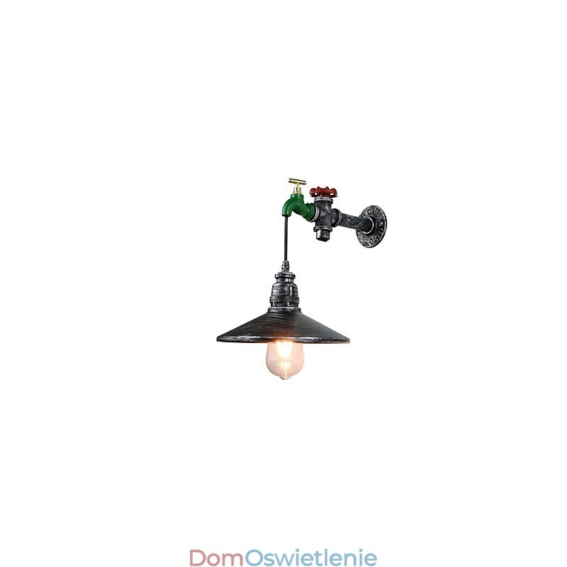Kinkiet Ścienny Rustykalny Domek Malowanie Cecha dla Światła Ambientowego Kinkiety Ścienne Kinkiet