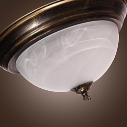 Lampa podtynkowa inspirowana stylem antycznym z 2 światłami