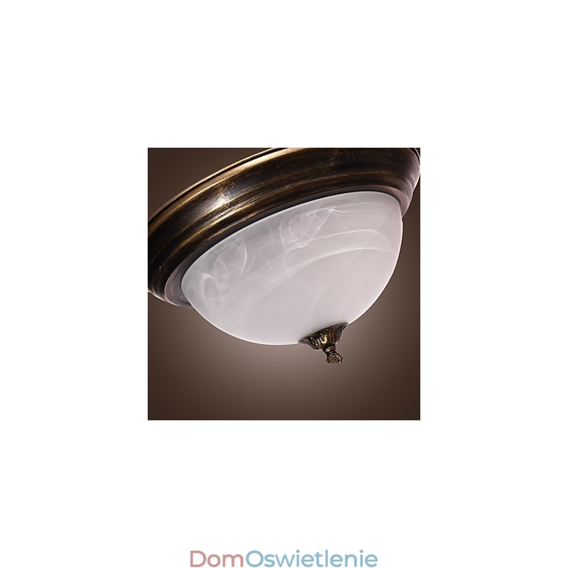 Lampa podtynkowa inspirowana stylem antycznym z 2 światłami