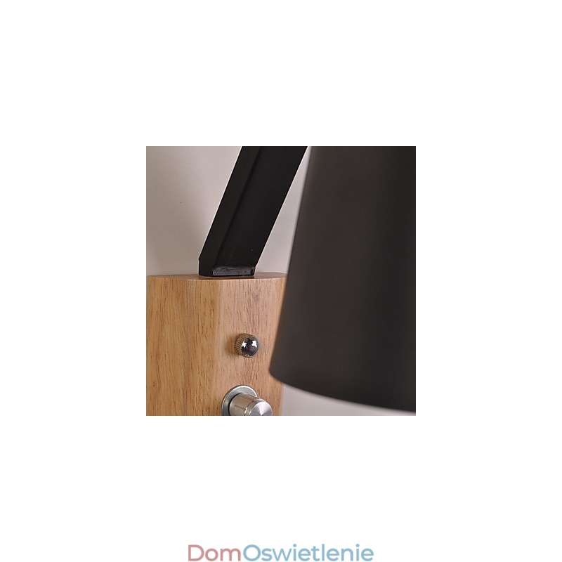 Nowoczesny, współczesny, rustykalny, czarny, oksydowany element wykończenia do kinkietów ściennych z oświetleniem typu downlight