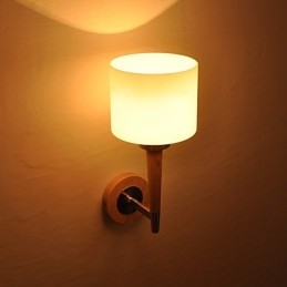 Szklana lampa ścienna Cecha dla miniaturowego stylu Ambient Light Kinkiety ścienne Lampa ścienna