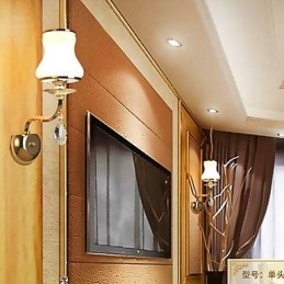 Nowoczesna, współczesna, galwanizowana cecha dla kryształowych, miniaturowych lamp ściennych chroniących oczy i zapewniających oświetlenie otoczenia