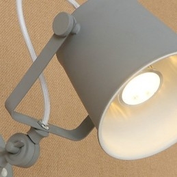 Malowana stalowa lampa ścienna Dumb Black American Coffee Decoration Retro lampa ścienna Lightsaber Lamp na ścianie