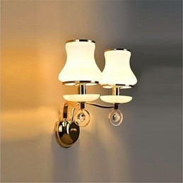 Nowoczesna, galwanizowana cecha dla kryształowych mini lamp ściennych chroniących oczy