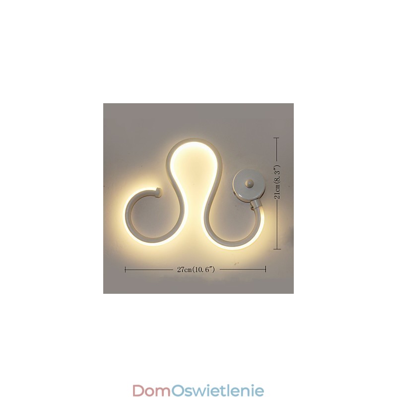 Nowoczesna minimalistyczna lampa aluminiowa lampa sypialniana lampka nocna dekoracja projektanci kształt oświetlenie korytarza kreatywne lampy do salonu