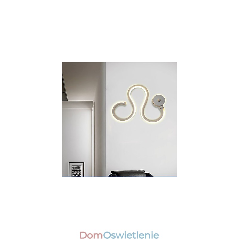 Nowoczesna minimalistyczna lampa aluminiowa lampa sypialniana lampka nocna dekoracja projektanci kształt oświetlenie korytarza kreatywne lampy do salonu