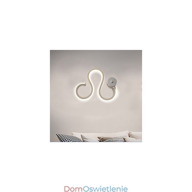 Nowoczesna minimalistyczna lampa aluminiowa lampa sypialniana lampka nocna dekoracja projektanci kształt oświetlenie korytarza kreatywne lampy do salonu