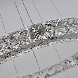 Tradycyjny klasyczny chromowany metalowy żyrandol