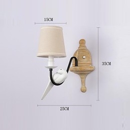 Rustykalny domek Prosty zabytkowy obraz Cecha Ambient Light Kinkiety ścienne Światło ścienne