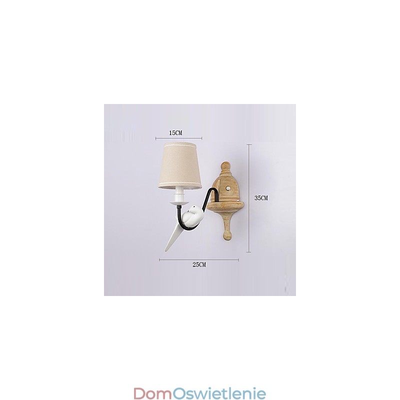 Rustykalny domek Prosty zabytkowy obraz Cecha Ambient Light Kinkiety ścienne Światło ścienne