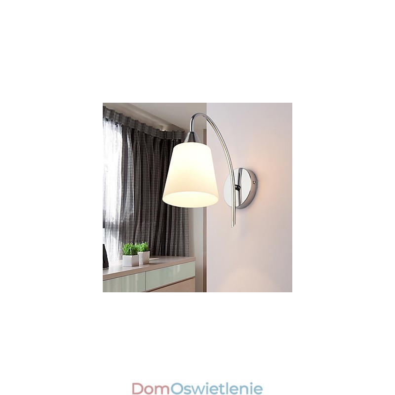 Szklana lampa ścienna Kinkiety ścienne Metalowa podstawa do oświetlenia ściennego