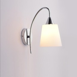 Szklana lampa ścienna Kinkiety ścienne Metalowa podstawa do oświetlenia ściennego
