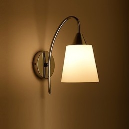 Szklana lampa ścienna Kinkiety ścienne Metalowa podstawa do oświetlenia ściennego
