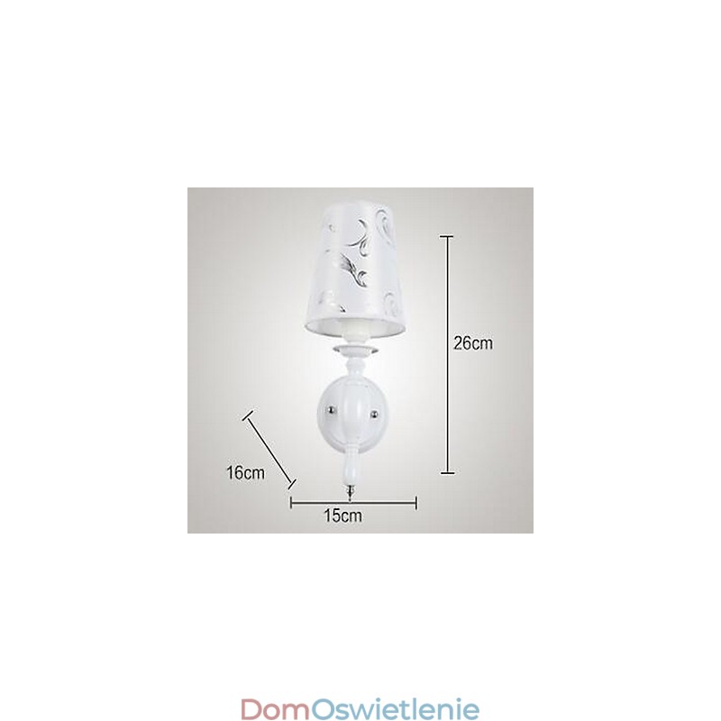 Nowoczesne współczesne galwanizowane kinkiety ścienne z oświetleniem górnym