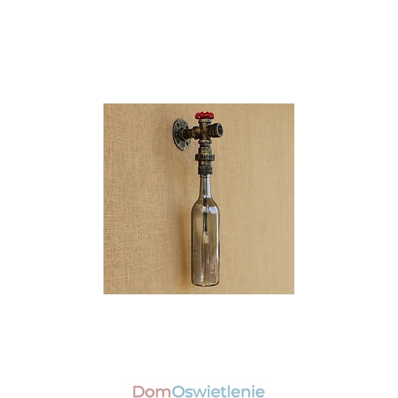 Szara butelka na wodę Lampa ścienna Lampa ścienna