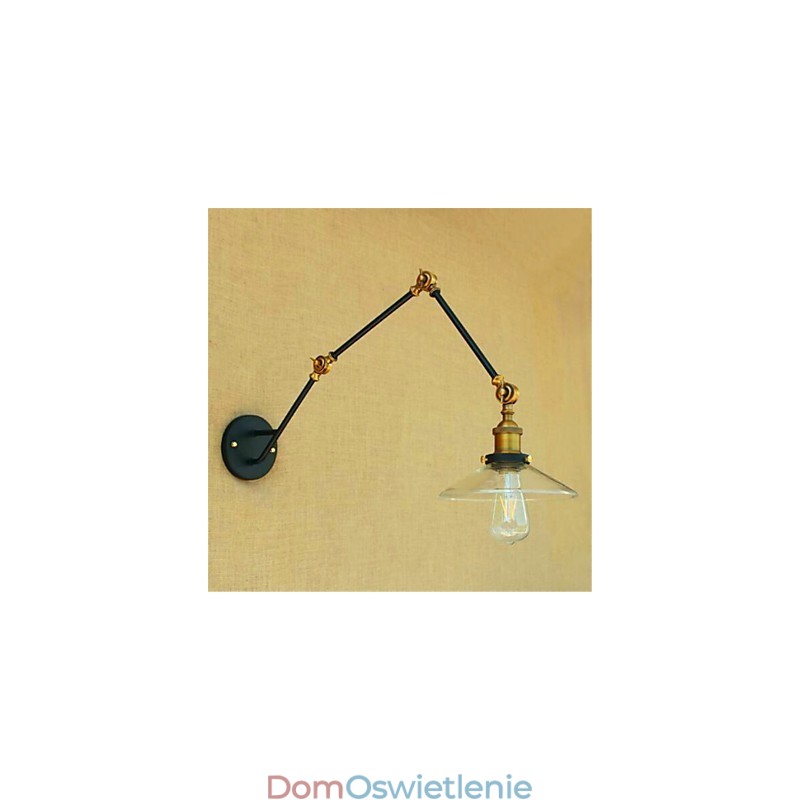 Rustykalny domek wiejski chromowany Cecha dla lampy z ramieniem obrotowym Lampy z ramieniem obrotowym