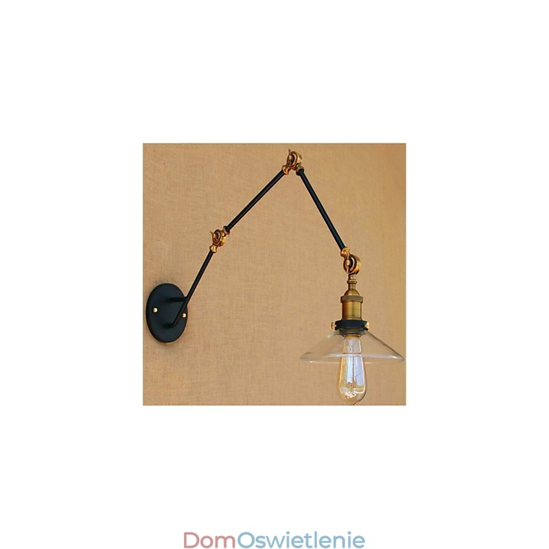 Rustykalny domek wiejski chromowany Cecha dla lampy z ramieniem obrotowym Lampy z ramieniem obrotowym