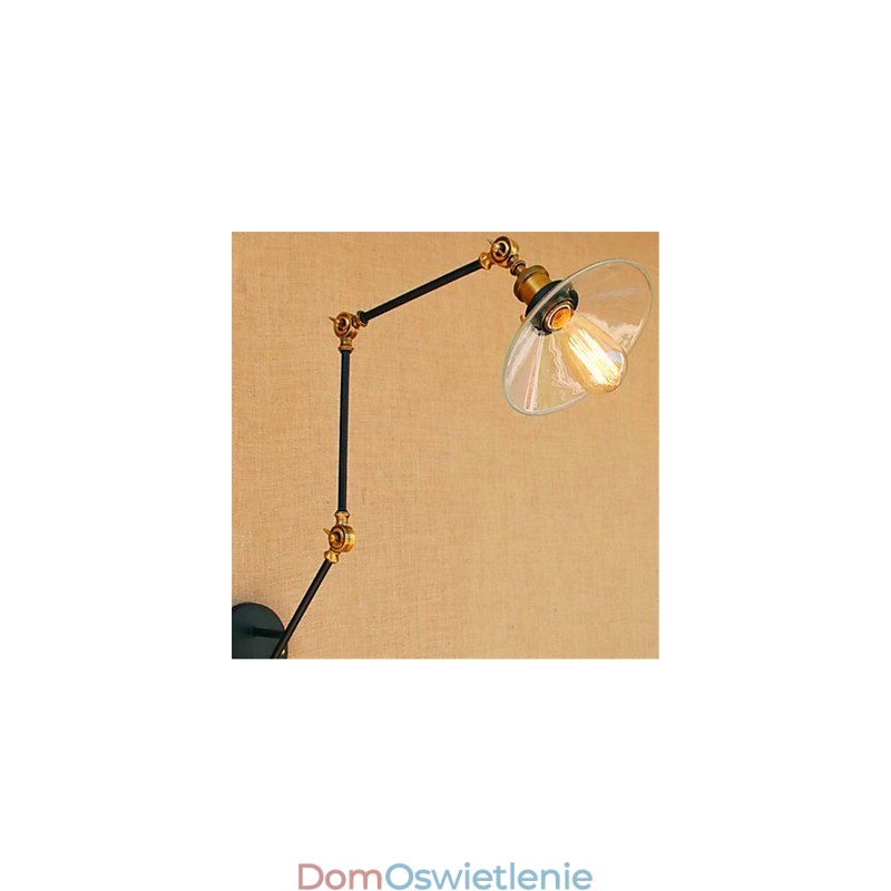 Rustykalny domek wiejski chromowany Cecha dla lampy z ramieniem obrotowym Lampy z ramieniem obrotowym