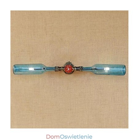 Retro American Village Creative Industry Wind Designer Water Bottle Wall Lamp Wall Light Blue Retro American Village Creative Industry Wind Designer Water Bottle Wall Lamp Wall Light Blue