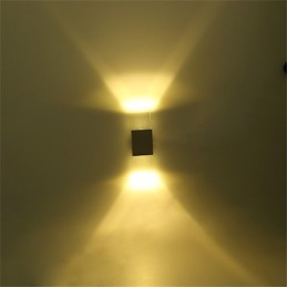 6 Gniazdo świetlówki fluorescencyjnej Nowoczesne współczesne błyszczące cechy do oświetlenia otoczenia Kinkiety ścienne Lampa ścienna