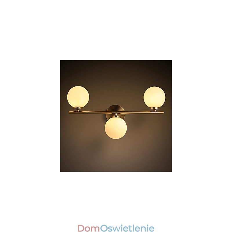 Szklana lampa ścienna Nowoczesna współczesna brązowa cecha dla mini stylu kinkietów ściennych z oświetleniem górnym