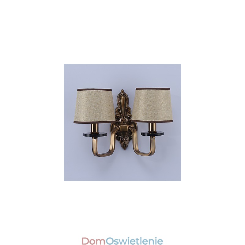 Tradycyjna klasyczna galwanizowana funkcja ochrony oczu Kinkiety ścienne Downlight Kinkiet