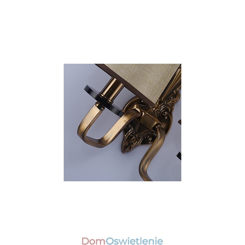 Tradycyjna klasyczna galwanizowana funkcja ochrony oczu Kinkiety ścienne Downlight Kinkiet