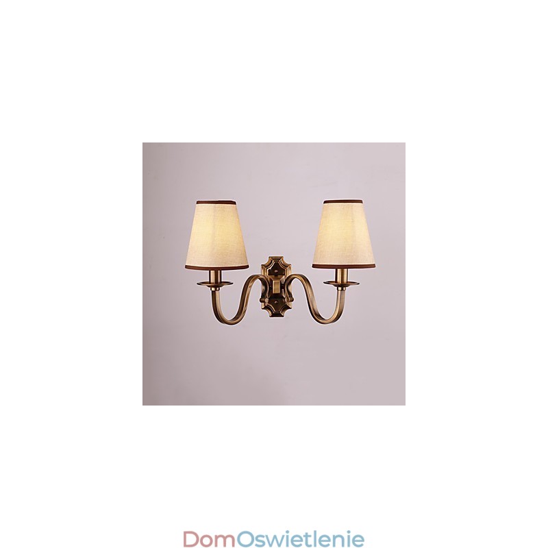 Tradycyjna klasyczna galwanizowana cecha do ochrony oczu Kinkiety ścienne Downlight Kinkiet