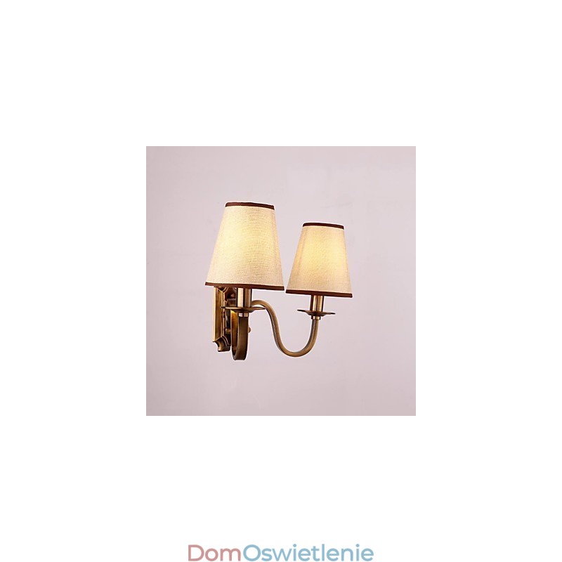 Tradycyjna klasyczna galwanizowana cecha do ochrony oczu Kinkiety ścienne Downlight Kinkiet