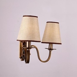 Tradycyjna klasyczna galwanizowana cecha do ochrony oczu Kinkiety ścienne Downlight Kinkiet