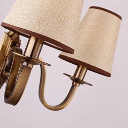 Tradycyjna klasyczna galwanizowana cecha do ochrony oczu Kinkiety ścienne Downlight Kinkiet