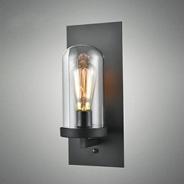 Kreatywna nowoczesna minimalistyczna restauracja Bar amerykański wiejski korytarz schody Edison ścienna pojedyncza lampa szklana