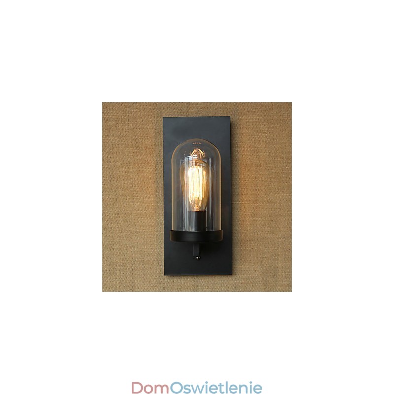 Kreatywna nowoczesna minimalistyczna restauracja Bar amerykański wiejski korytarz schody Edison ścienna pojedyncza lampa szklana