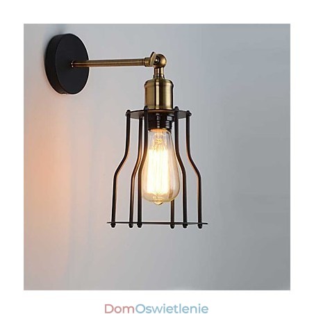 Loft vintage Kinkiety Industrial Edison Moda Prostota Kinkiety Metalowa podstawa Cap Loft vintage Kinkiety Industrial Edison Moda Prostota Kinkiety Metalowa podstawa Cap