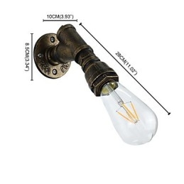 Kinkiet Kinkiety Ścienne Żelazo Ścienne Lampy Głupi Czarny Miecz Świetlny Lampa Na Ścianie