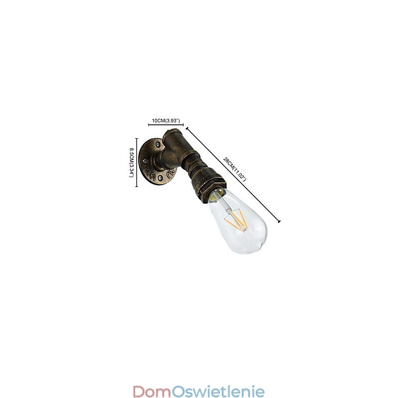 Kinkiet Kinkiety Ścienne Żelazo Ścienne Lampy Głupi Czarny Miecz Świetlny Lampa Na Ścianie